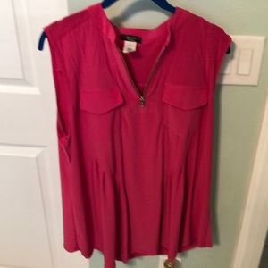 Hot pink blouse